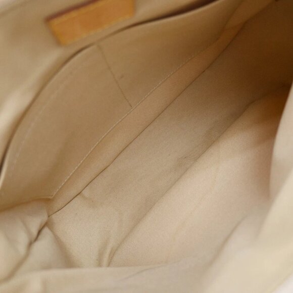 LOUIS VUITTON Siracusa PM Shoulder Bag Damier Azur Leather White - Picture 14 of 14